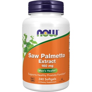 image:imageNOW Foods Supplements Saw Palmetto Extract Serenoa repens 160 mg Mens Health 240 Softgels240 Count Pack of 1