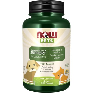 image:imageNOW Pet Health Cardiovascular Support Supplement Formulated for Cats amp Dogs NASC Certified Powder 45OunceChicken