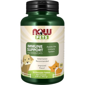 image:imageNOW Pet Health Immune Support Supplement Formulated for Cats amp Dogs NASC Certified 90 Chewable Tablets90 Chewables