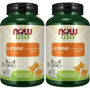 image:imageNOW Pet Health LLysine Supplement Powder Formulated for Cats NASC Certified 8Ounce8 OZ Pack of 2