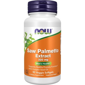 image:imageNOW Supplements Saw Palmetto Extract 320 mg with Pumpkin Seed Oil Mens Health 90 Veg Softgels90 Count Pack of 12