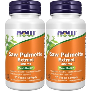 image:imageNOW Supplements Saw Palmetto Extract 320 mg with Pumpkin Seed Oil Mens Health 90 Veg Softgels90 Count Pack of 2