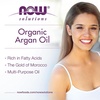 image:imageNOW Foods Solutions Organic Argan Oil Certified Organic and 100 Pure Gold of Morocco MultiPurpose Oil 2OunceUnscented