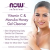 image:imageNOW Foods Solutions Vitamin C and Manuka Honey Gel Cleanser Brightening System Promotes HealthyLooking Skin 8Ounce8 Fl Oz Pack of 1