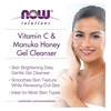 image:imageNOW Foods Solutions Vitamin C and Manuka Honey Gel Cleanser Brightening System Promotes HealthyLooking Skin 8Ounce8 Fl Oz Pack of 2