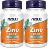 image:imageNOW Foods Zinc Gluconate 100 Tablets  50mg100 Count Pack of 2