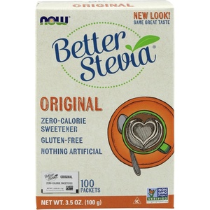 image:imageNOW BetterStevia Granulated ZeroCalorie Sweetener 100 Packets