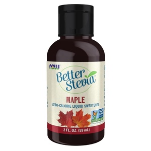 image:imageNOW Foods Better Stevia Liquid Maple ZeroCalorie Liquid Sweetener Low Glycemic Impact Certified NonGMO 2OunceMaple