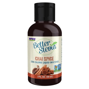 image:imageNOW Foods BetterStevia Chai Spice ZeroCalorie Liquid Sweetener Keto Friendly Suitable for Diabetics No Erythritol 2Ounce