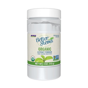 image:imageNOW Foods Certified Organic Better Stevia Extract Powder ZeroCalorie Sweetener Certified NonGMO 1OuncePack of 14 Ounce Pack of 1