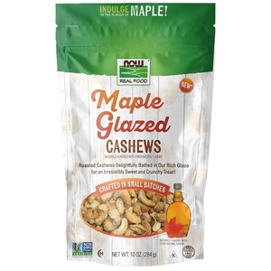image:imageNOW Foods Maple Glazed Cashews NonGMO Verified 10 oz bag10 Ounce Pack of 1