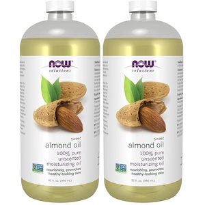 image:imageNOW Foods Solutions Sweet Almond Oil 100 Pure Moisturizing Oil Promotes HealthyLooking Skin Unscented  4Ounce32 Fl Oz Pack of 2