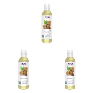 image:imageNOW Foods Solutions Sweet Almond Oil 100 Pure Moisturizing Oil Promotes HealthyLooking Skin Unscented  4Ounce4 Fl Oz Pack of 3