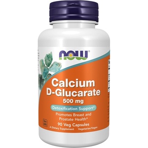 image:imageNOW Foods Supplements Calcium DGlucarate 500 mg Detoxification Support 90 Veg Capsules90 Count Pack of 12