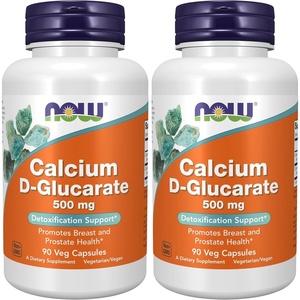 image:imageNOW Foods Supplements Calcium DGlucarate 500 mg Detoxification Support 90 Veg Capsules90 Count Pack of 2