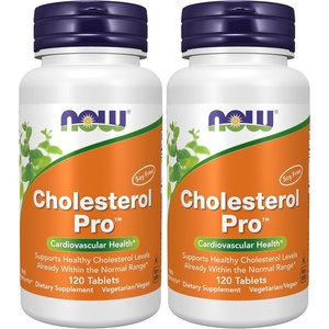 image:imageNOW Foods Supplements Cholesterol Pro with Bergamonte and Plant Sterols Cardiovascular Health 120 Tablets120 Count Pack of 2