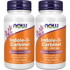 image:imageNOW Foods Supplements Indole3Carbinol 200 mg with Flax Lignan Extract 60 Veg Capsules60 Count Pack of 2