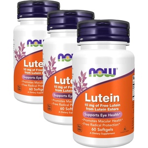 image:imageNOW Foods Supplements Lutein 10 mg with 10 mg of Free Lutein from Lutein Esters 60 Softgels60 Count Pack of 3