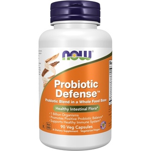 image:imageNOW Foods Supplements Probiotic Defense Probiotic Blend in a Whole Food Base with 1 Billion Organisms 90 Veg Capsules90 Count Pack of 1
