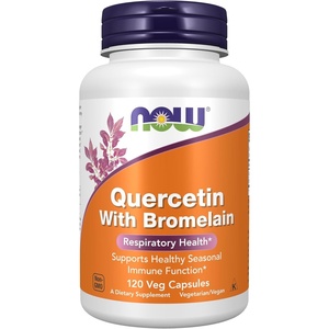 image:imageNOW Foods Supplements Quercetin with Bromelain Balanced Immune System 240 Veg Capsules120 Count Pack of 1