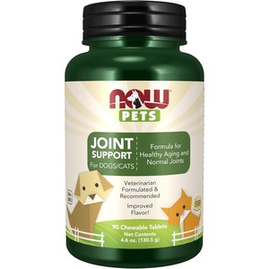 image:imageNOW Pet Health Joint Support Supplement Formulated for Cats amp Dogs NASC Certified 90 Chewable Tablets90 Count Pack of 12