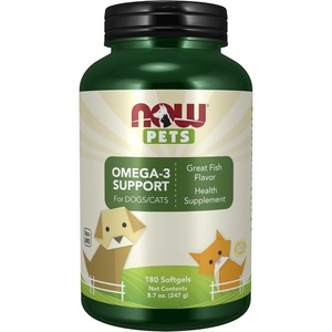image:imageNOW Pet Health Omega 3 Supplement Formulated for Cats amp Dogs 180 Softgels180 Count