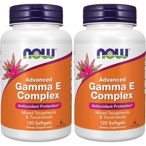 image:imageNOW Supplements Advanced Gamma E Complex Mixed Tocopherols amp Tocotrienols Antioxidant Protection 120 Softgels120 Count Pack of 2