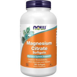 image:imageNOW Supplements Magnesium Citrate Enzyme Function Nervous System Support 120 Veg Capsules180 Count Pack of 1