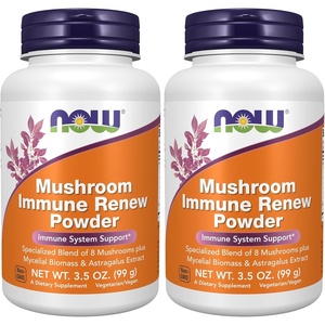 image:imageNow Foods Supplements Mushroom Immune Renew with Astragalus Root Extract Immune System Support 35Ounce4 Ounce Pack of 2