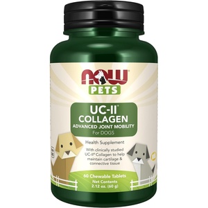 image:imageNow Pets UCII Advanced Joint Mobility for Dogs and Cats Veterinarian formulated Help Maintain Cartilage and Connective Tissue 60 Chewable Tablets 60 Grams60 Chewables