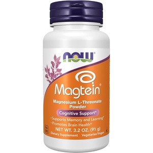 image:imageNow Supplements Magtein with Patented Form of Magnesium Powder 32 oz