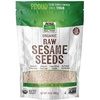 image:imageNOW Foods Certified Organic Sesame Seeds Source of Protein Iron and Fatty Acids Hulled for Great Taste Certified NonGMO 16Ounce Packaging May Varyseaseme seed